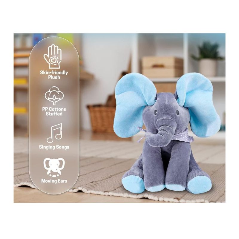 GENERICO - Peluche Músical Sensorial Elefante De Estimulación