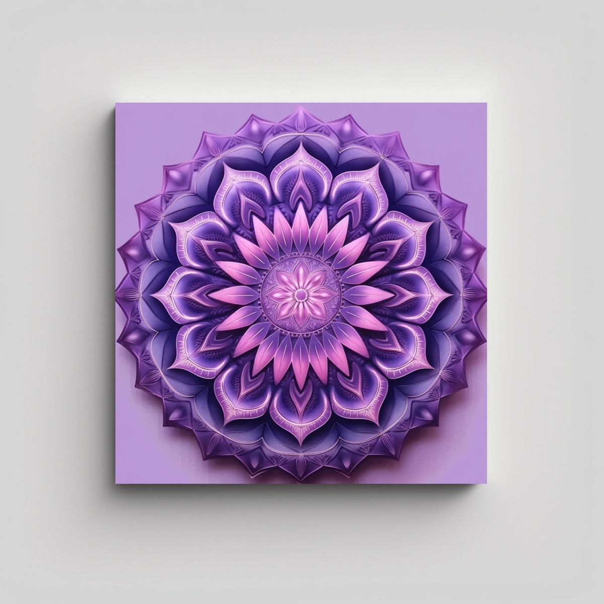 GENERICO - Cuadros Decorativos De Líneas Finas En Tonos 100x100 Cm