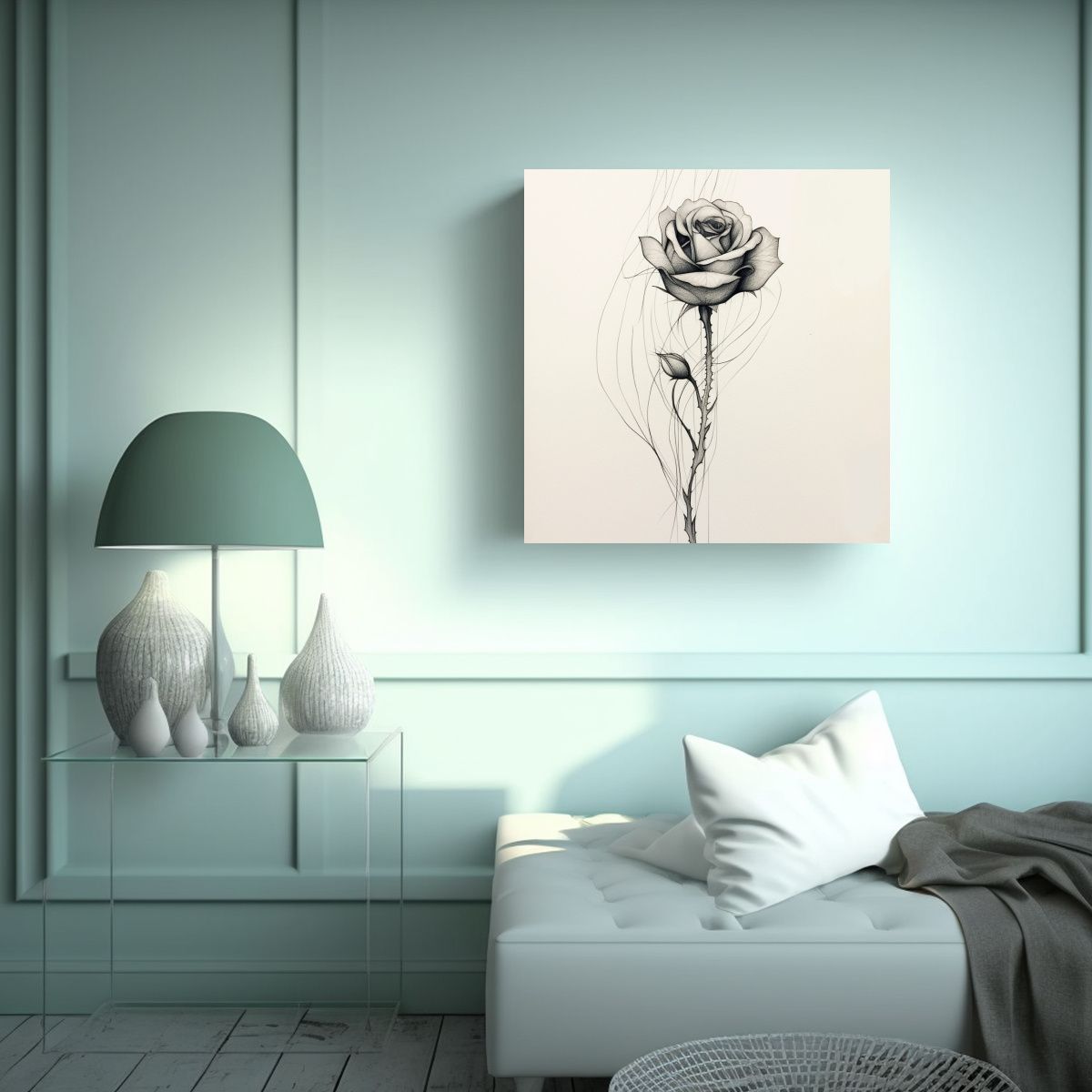 GENERICO - 2D Abstract Vanguardia Tela En Bastidor Regalo 100x100 Cm