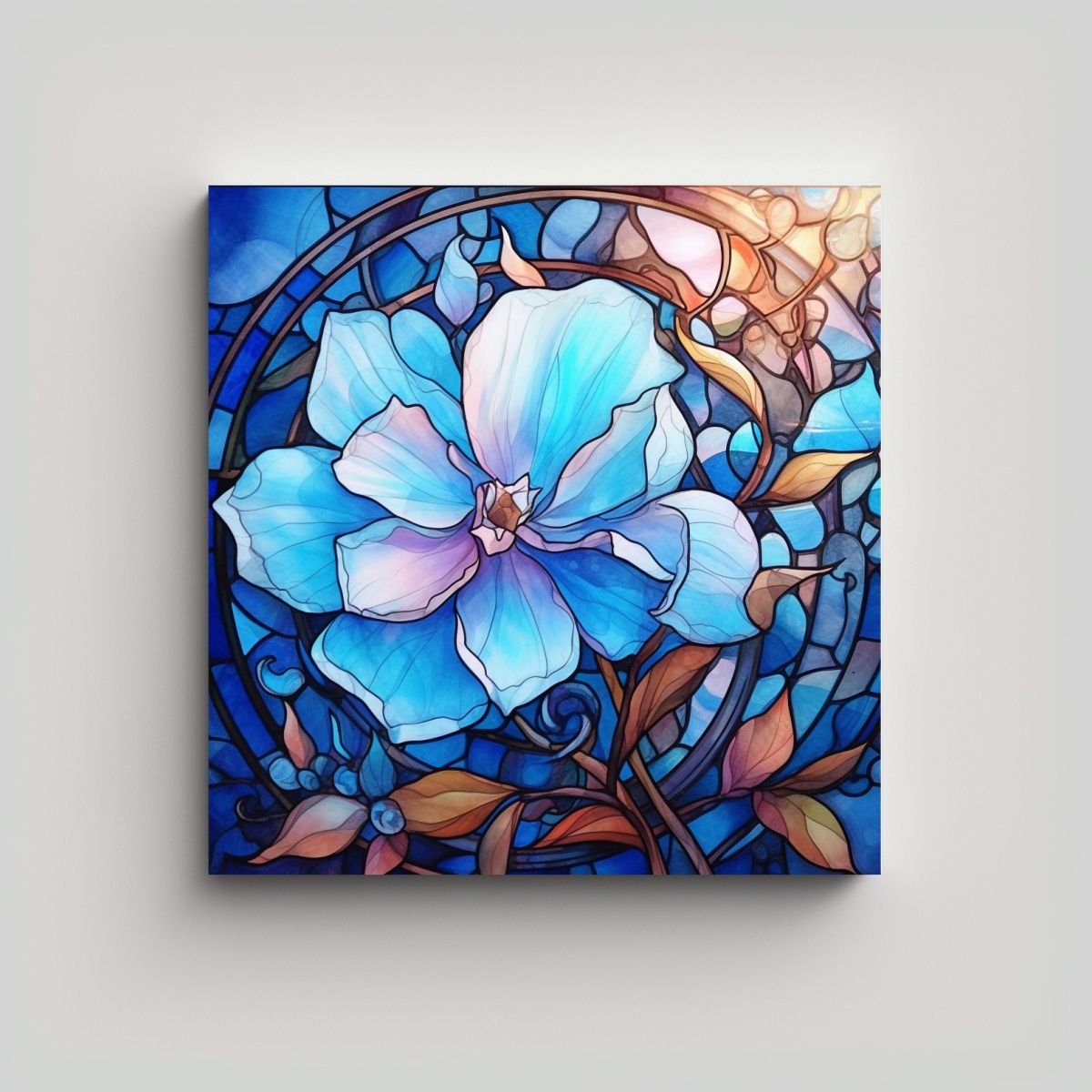 GENERICO - Espectacular Belleza Natural Tela En Bastidor 100x100 Cm