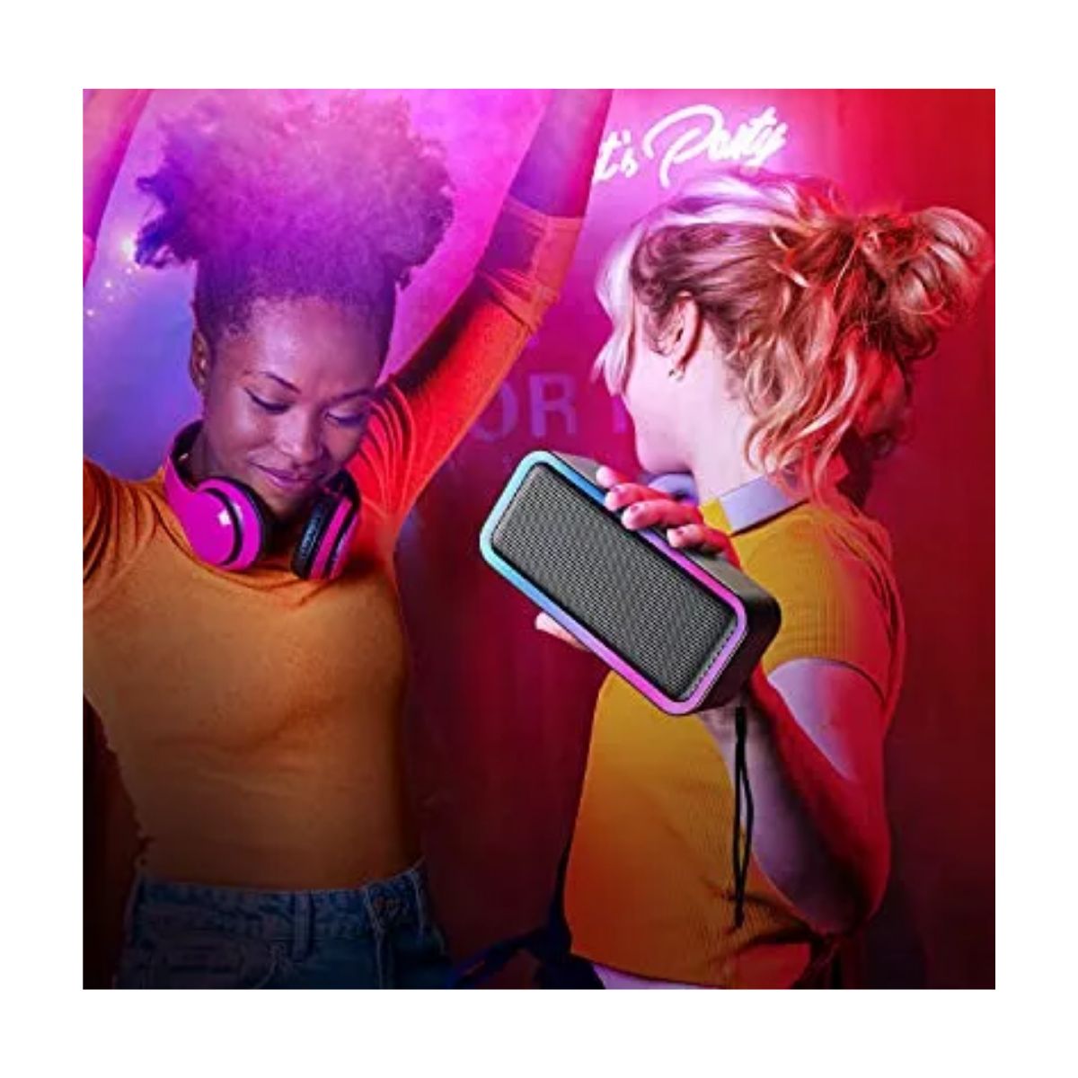 GENERICO - Parlante Altavoz Bluetooth Inalambrico Luz Rgb