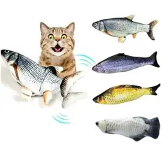 GENERICO - Juguete Pescado Usb Con Movimiento Interactivo Para Gato