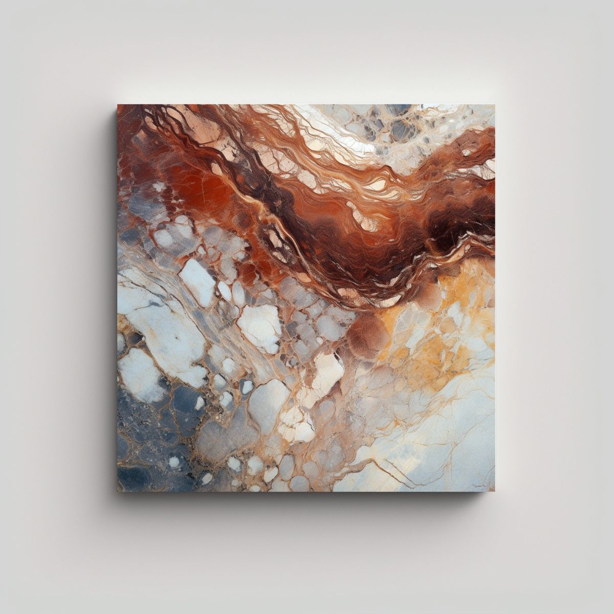 GENERICO - Pinturas Decorativas Elegantes De Textura Mármol 100x100 Cm