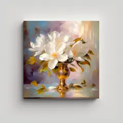 GENERICO - Bastidor Tela Arte Movimiento Representación 100x100 Cm