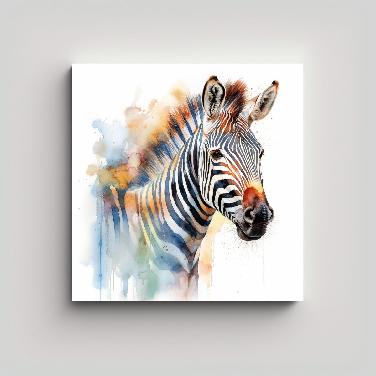 GENERICO - Pintura Moderna De Figuras En Colores Pastel Con 100x100 Cm