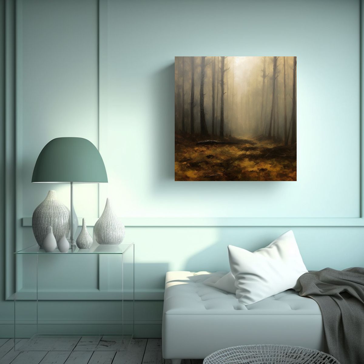 GENERICO - Pinturas De Decoración De Exposición De Arte 100x100 Cm
