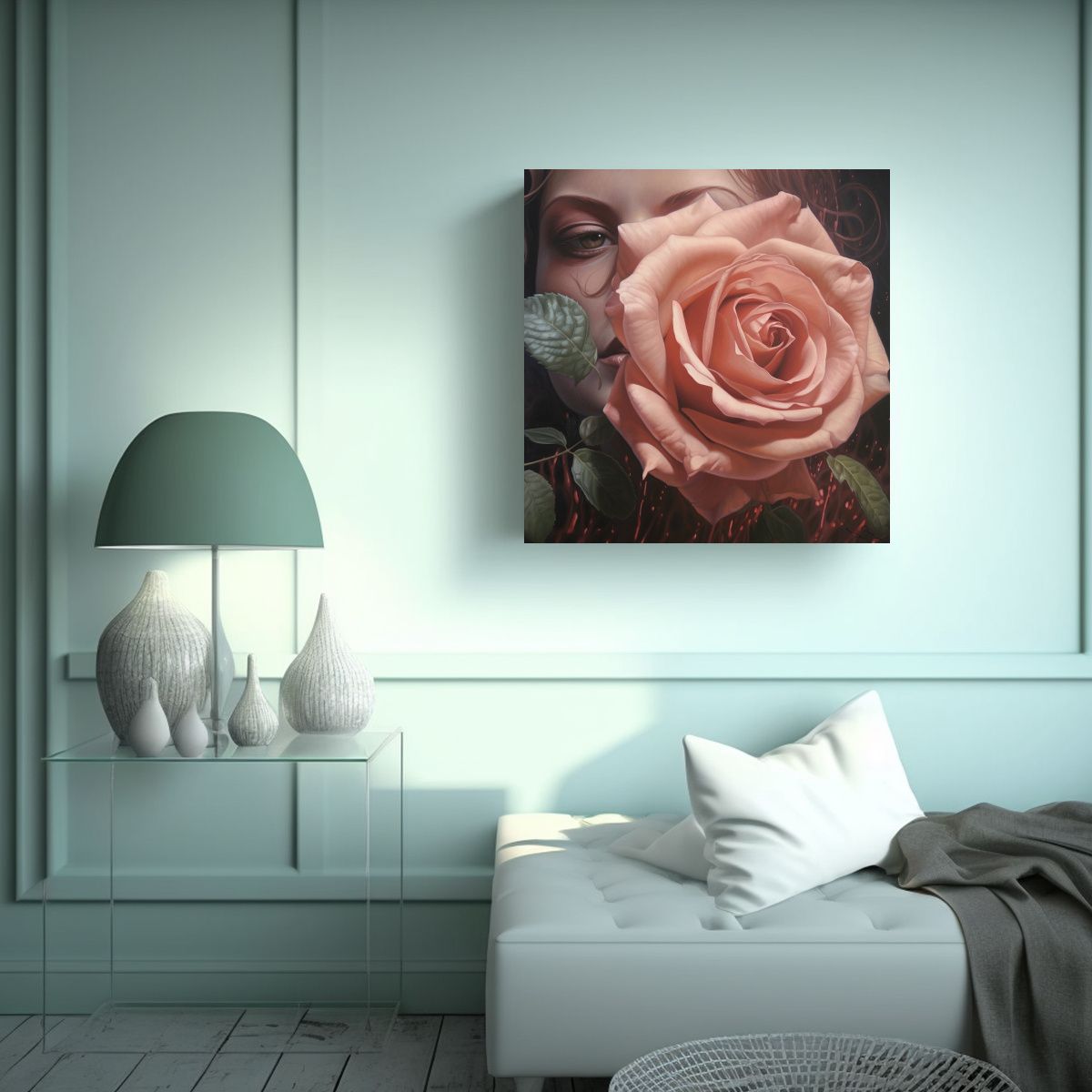 GENERICO - Arte Moderno Elegante De Pared Con Diseño De 100x100 Cm