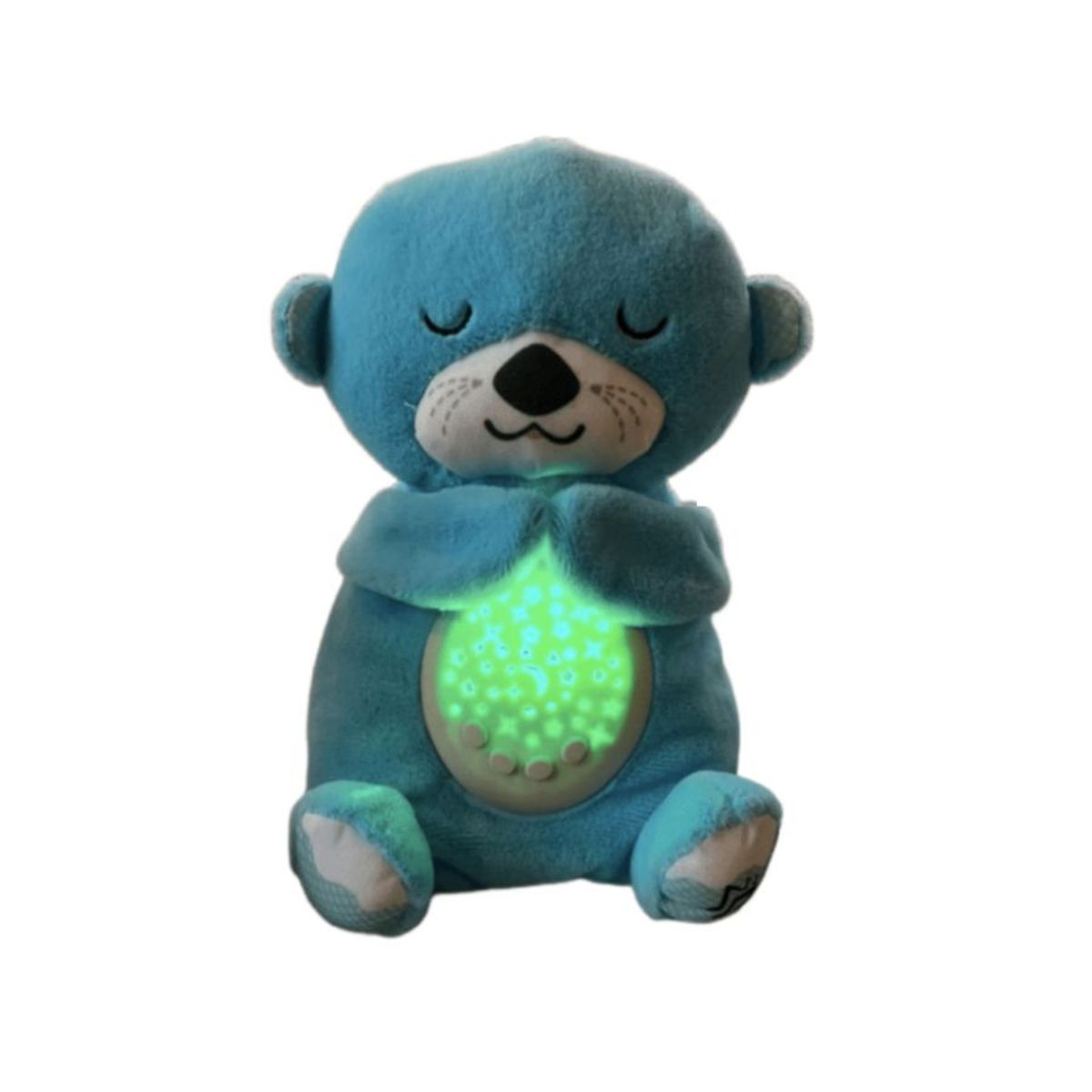 GENERICO - Peluche Nutria Bebe Estimulación Sensorial Azul