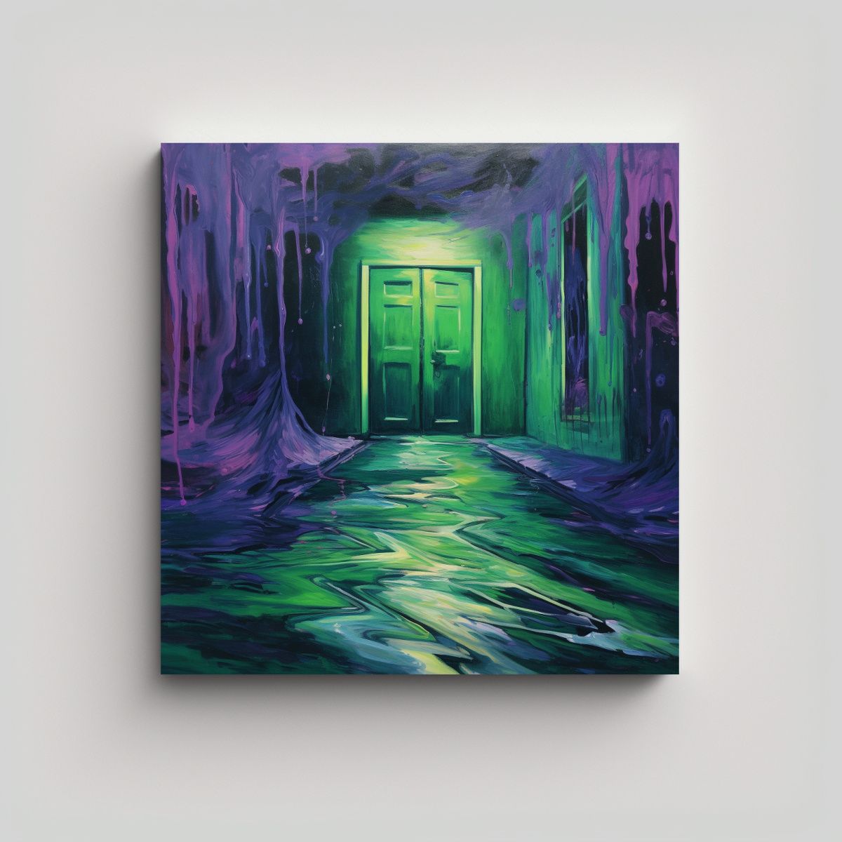 GENERICO - Pinturas De Decoración Para Habitación Inundada 100x100 Cm