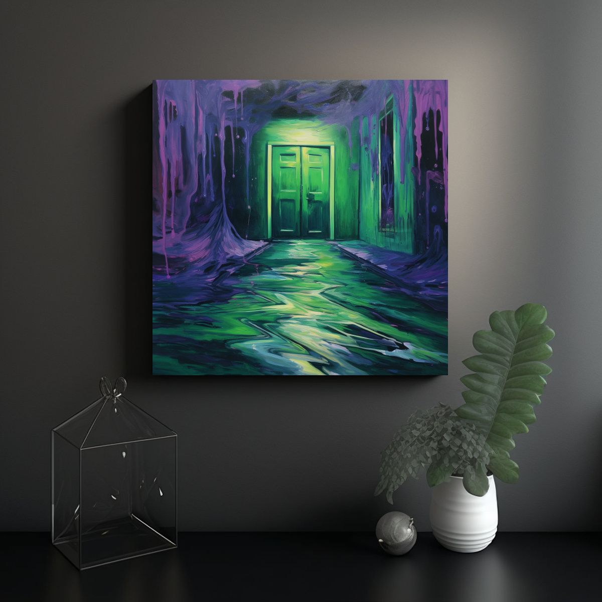 GENERICO - Pinturas De Decoración Para Habitación Inundada 100x100 Cm