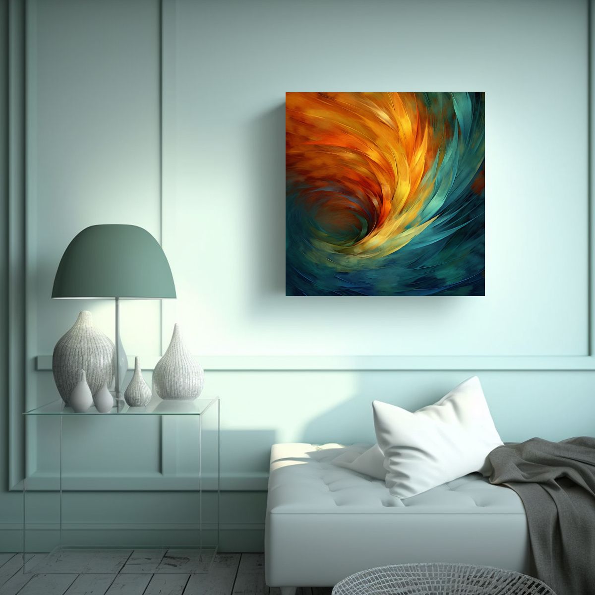 GENERICO - Pinturas Decorativas Abstractas Urbanas Con 100x100 Cm