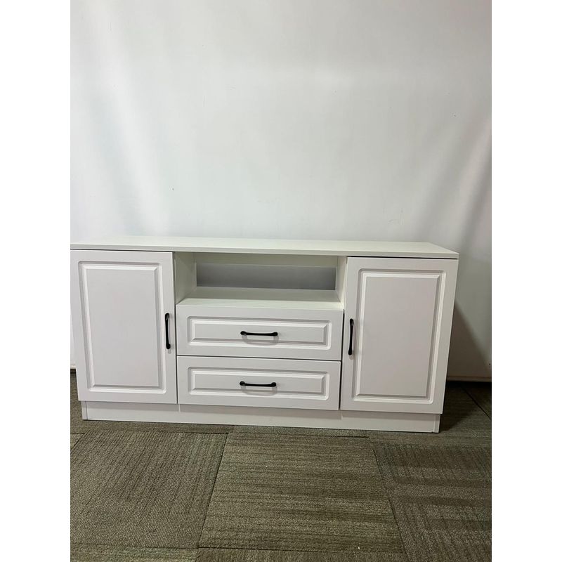 GENERICO - Rack Tv 120x40x70cm Alto Estilo Europeo Hecho En Melamina