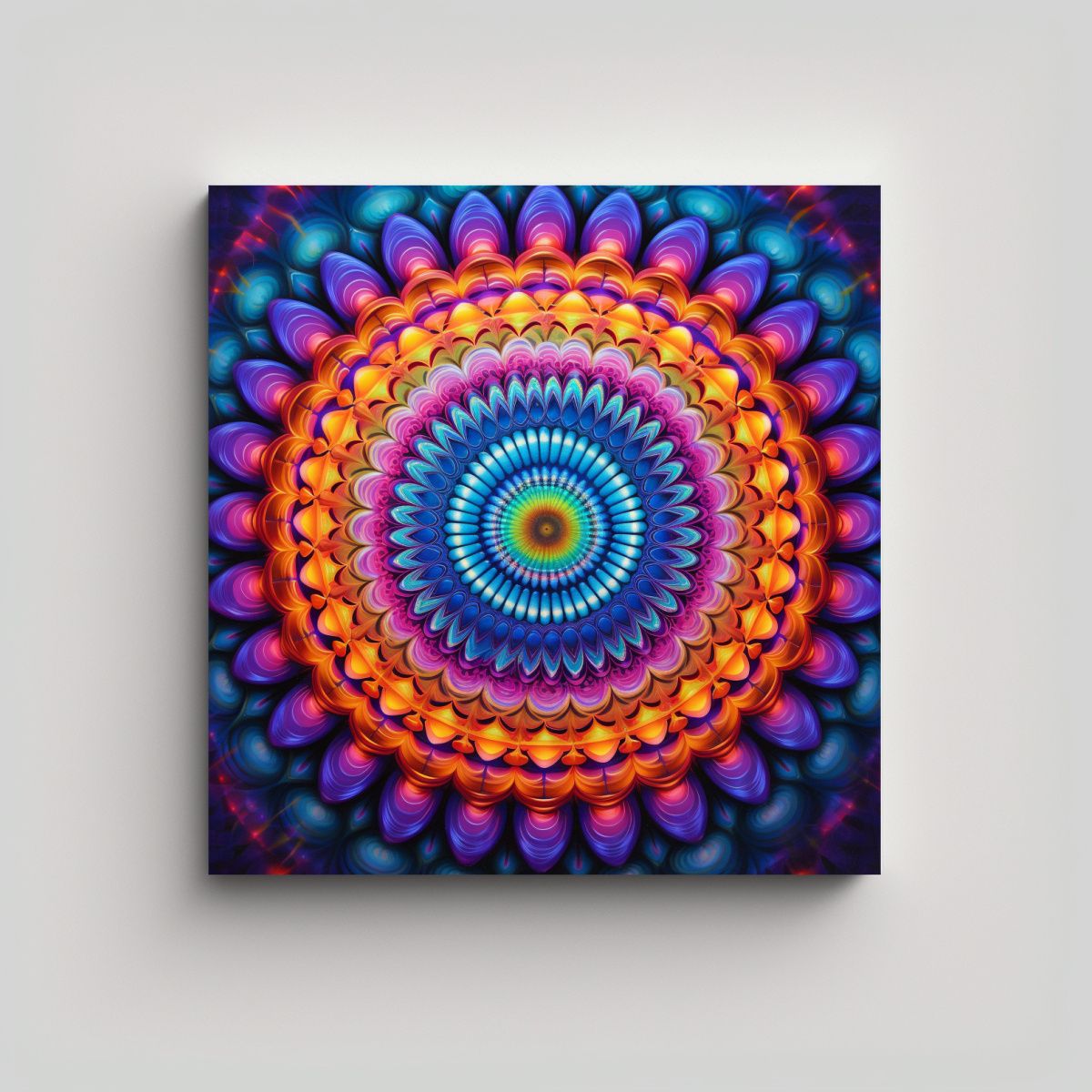 GENERICO - Pintura En Bastidor Moderna Belleza Natural En 100x100 Cm