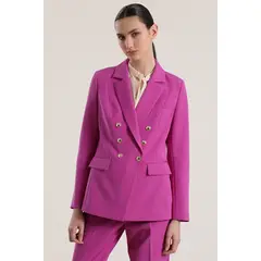 LIOLA - Blazer entallado mujer violeta