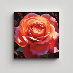 GENERICO - Cuadro Estético Con Retrato Detallado Deleita 100x100 Cm