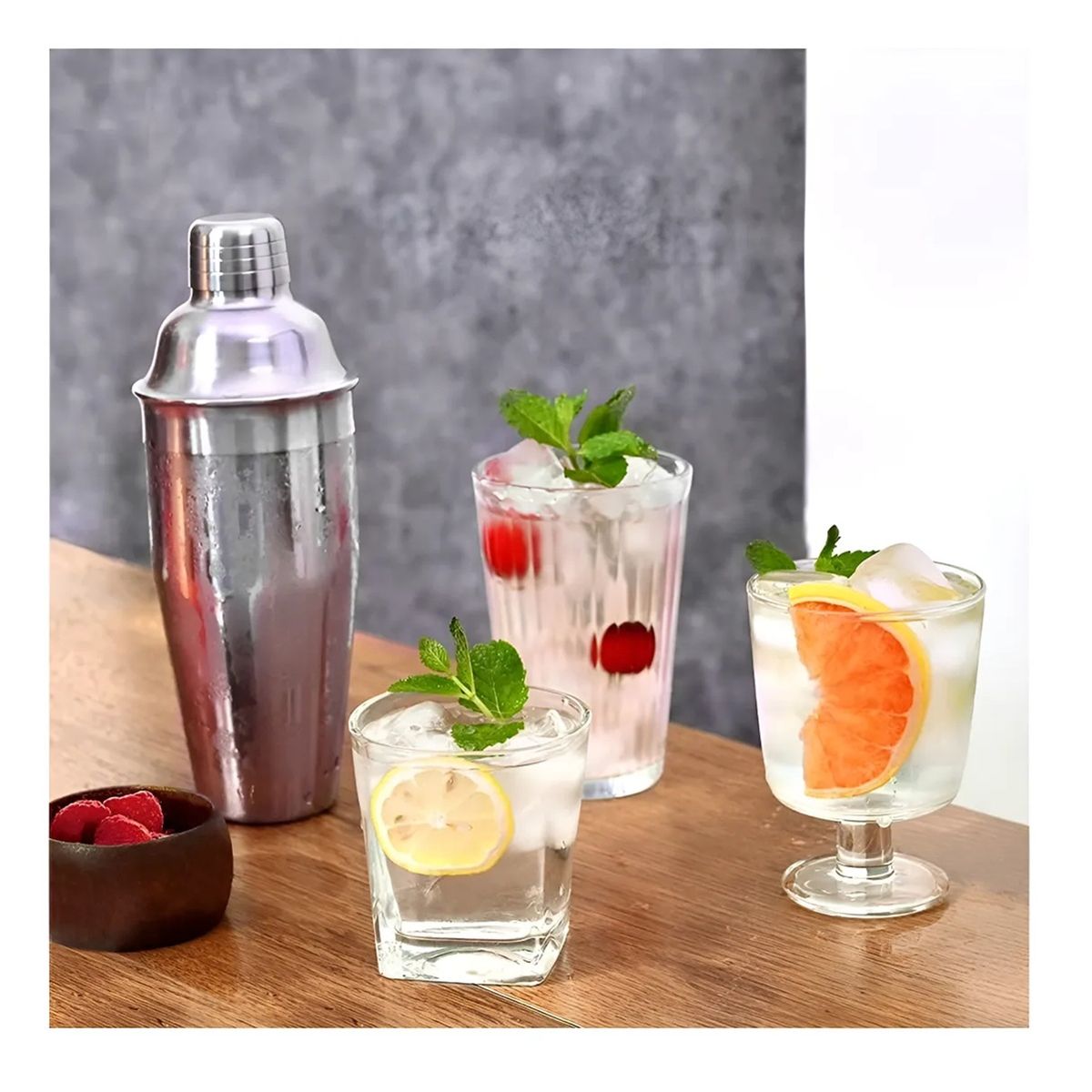 GENERICO - Juego De Coctelera Bar Mezclador De Bebidas Tragos Cocteleria