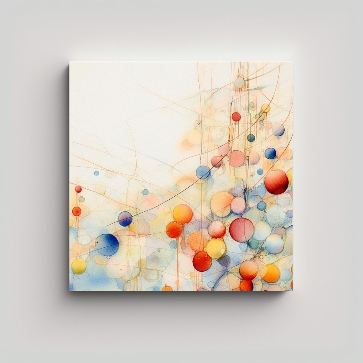 GENERICO - Cuadro Hermoso Creatividad Surrealista Abstracto 100x100 Cm