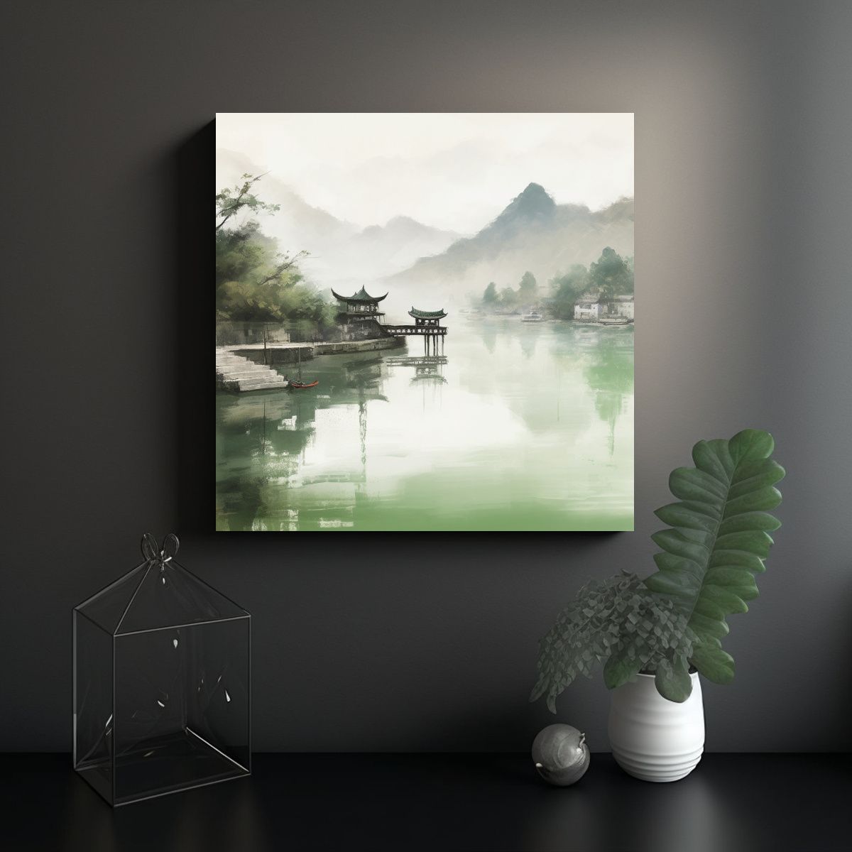 GENERICO - Cuadros De Decoración Pintura De Interiores Con 100x100 Cm