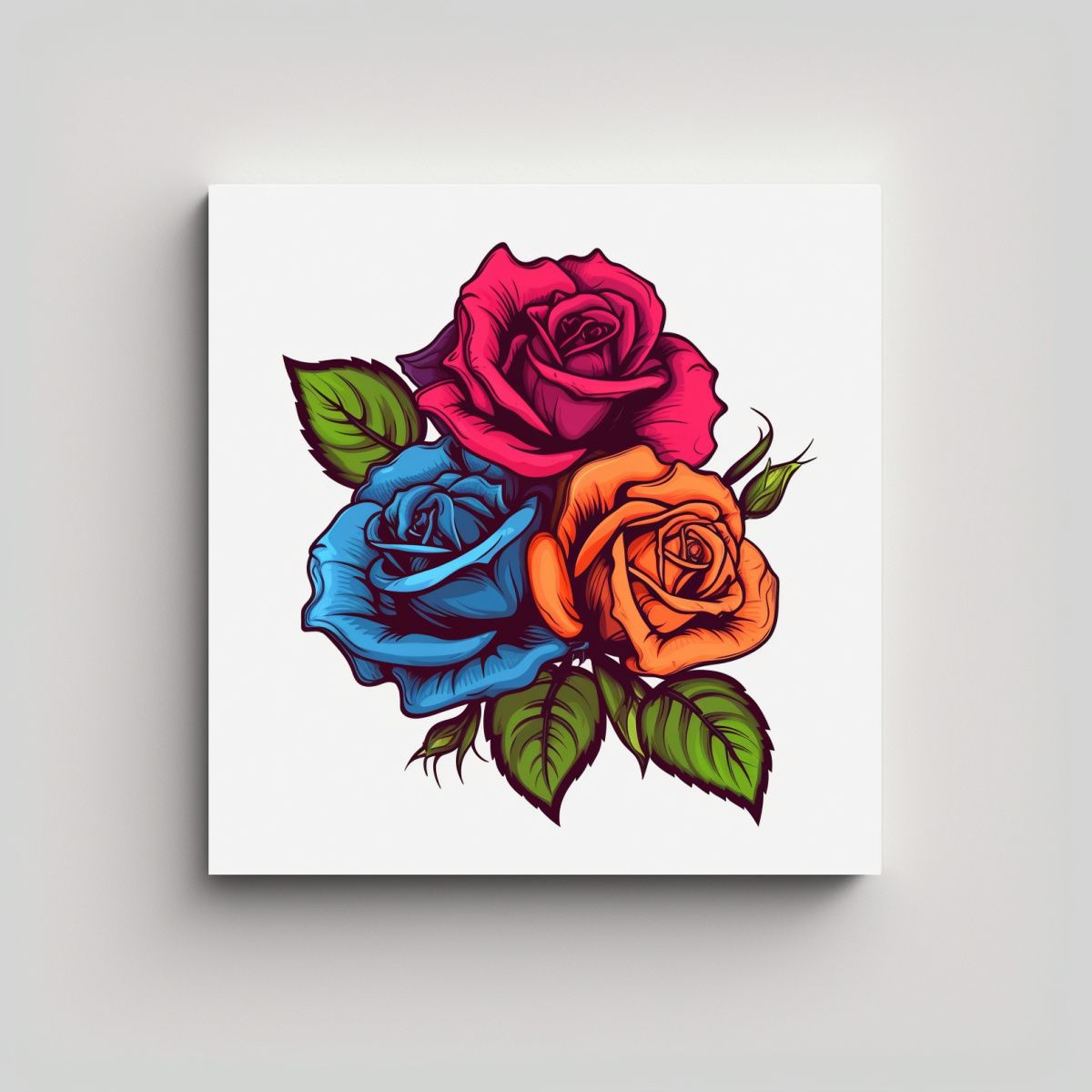 GENERICO - Arte Lineal En Camiseta Con Fondo Transparente Y 100x100 Cm