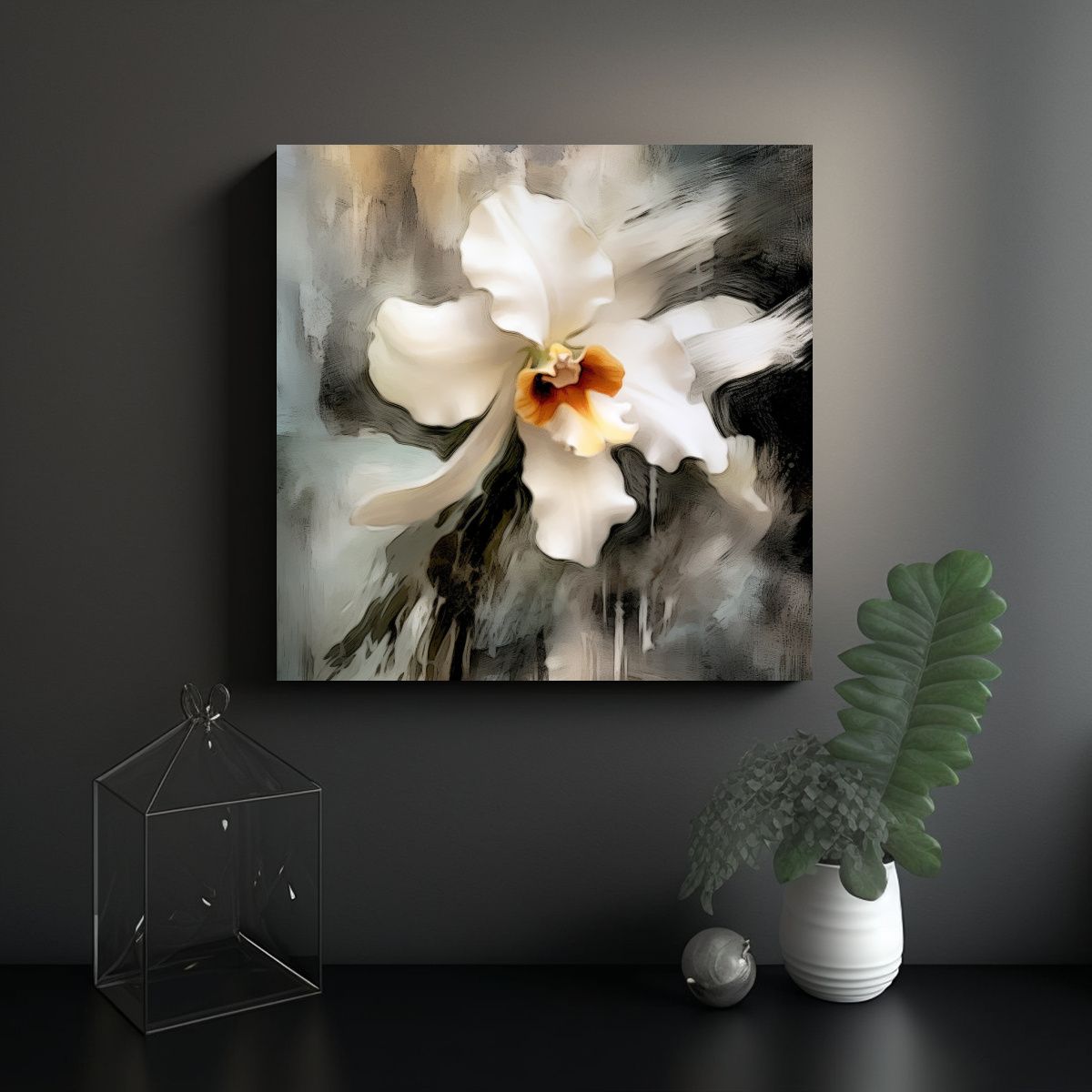 GENERICO - Cuadro De Tela En Bastidor Inspiración 100x100 Cm