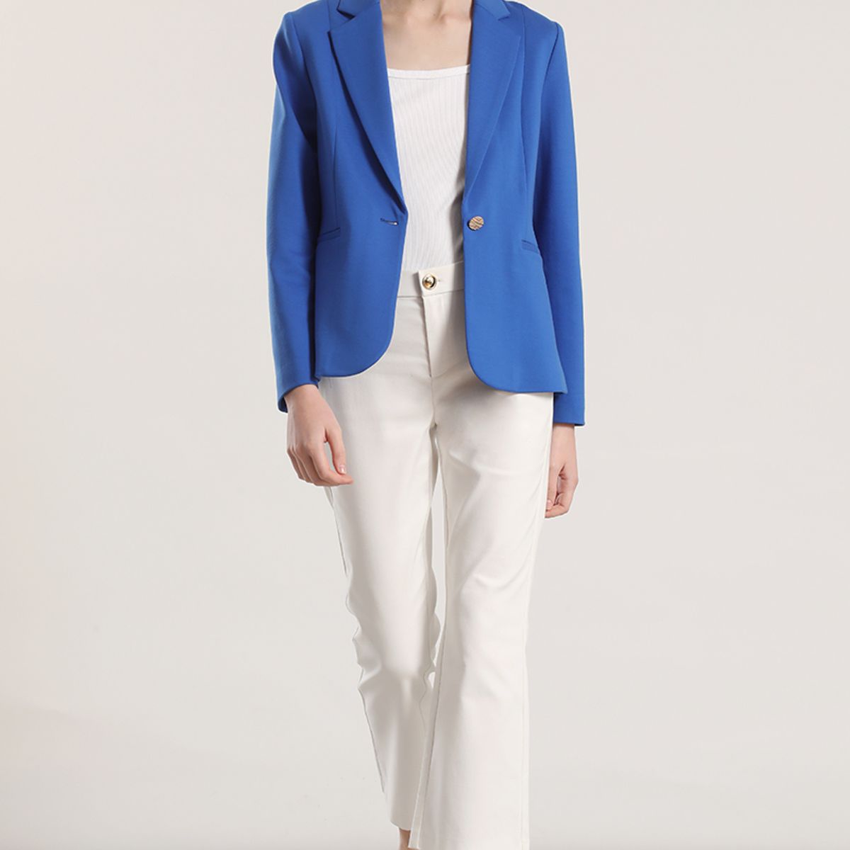LIOLA - Blazer básico Liola mujer azul