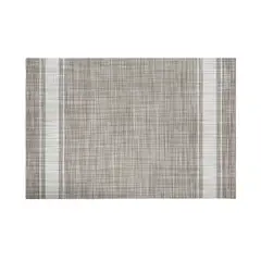 HOME LOGICS - Set4 Individuales Mesa Rectangular Blanco Líneas