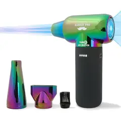 COMPRASMART CHILE - Soplador Eléctrico Inalámbrico 120000RPM con Boquillas Tornasol