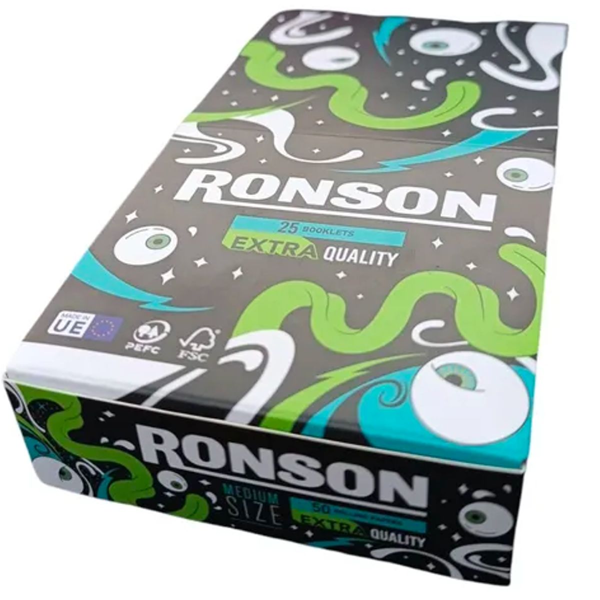 RONSON - 25 Papelillos Extra Quality Combustion Lenta Sin Sabor