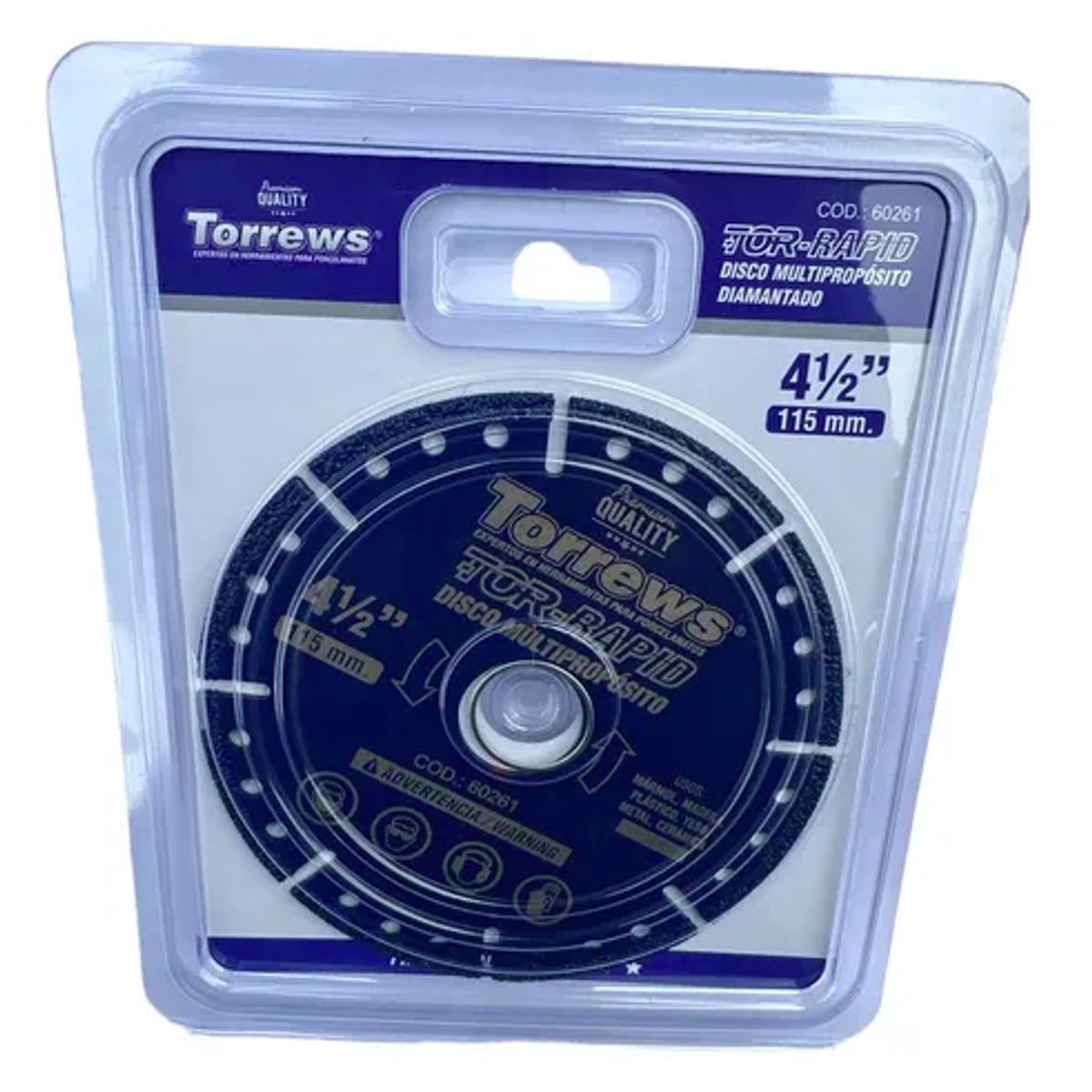 GENERICO - Disco Corte 4 1/2 Multiproposito Madera Torrews