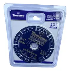 GENERICO - Disco Corte 4 1/2 Multiproposito Madera Torrews