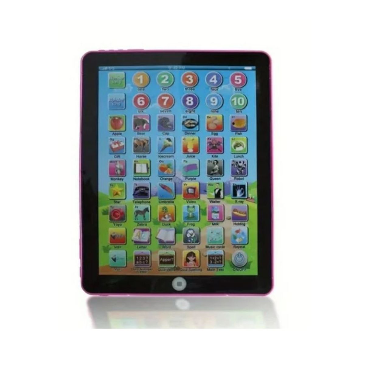 GENERICO - Tableta Para Niños Tablet Didáctico Rosada