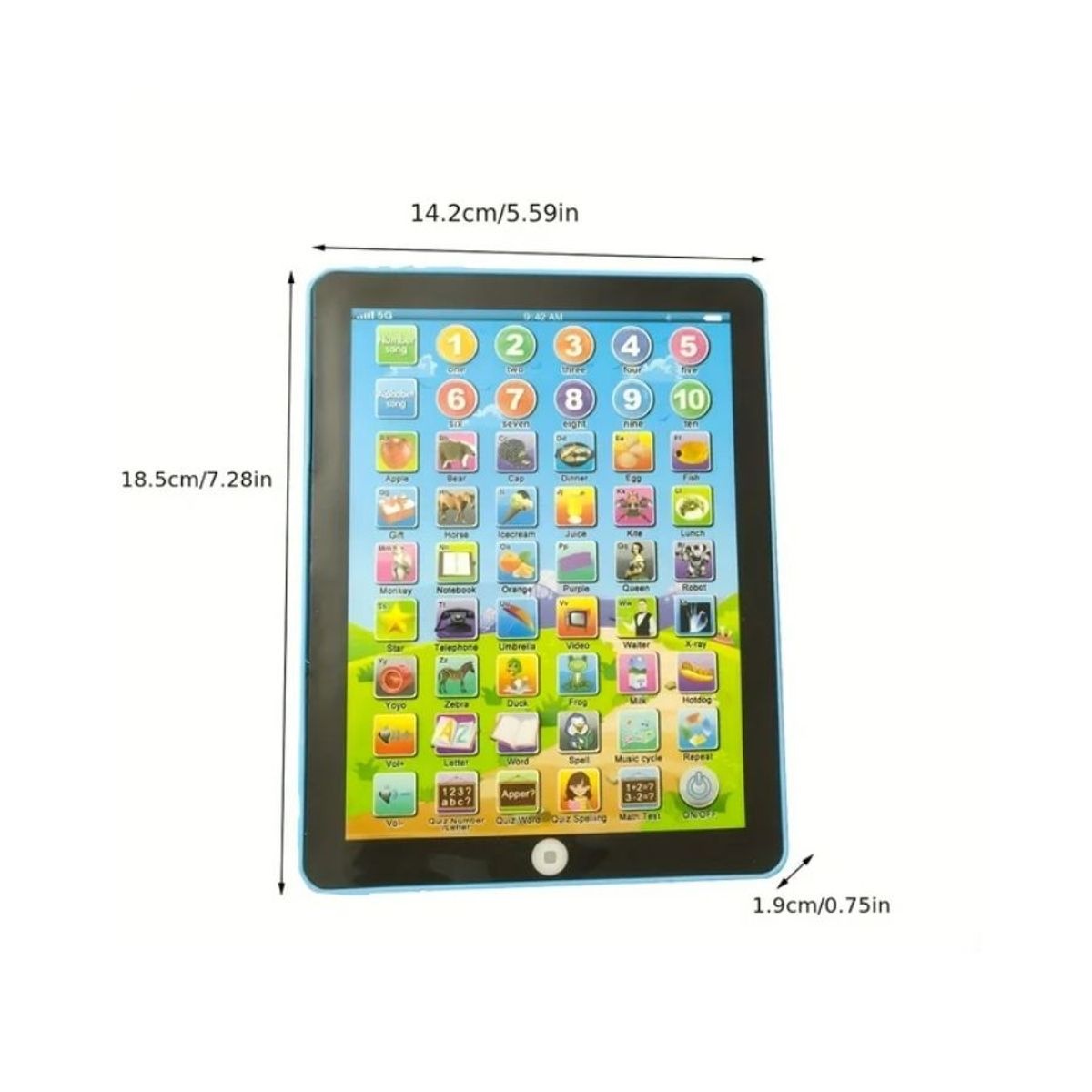 GENERICO - Tableta Para Niños Tablet Didáctico Rosada