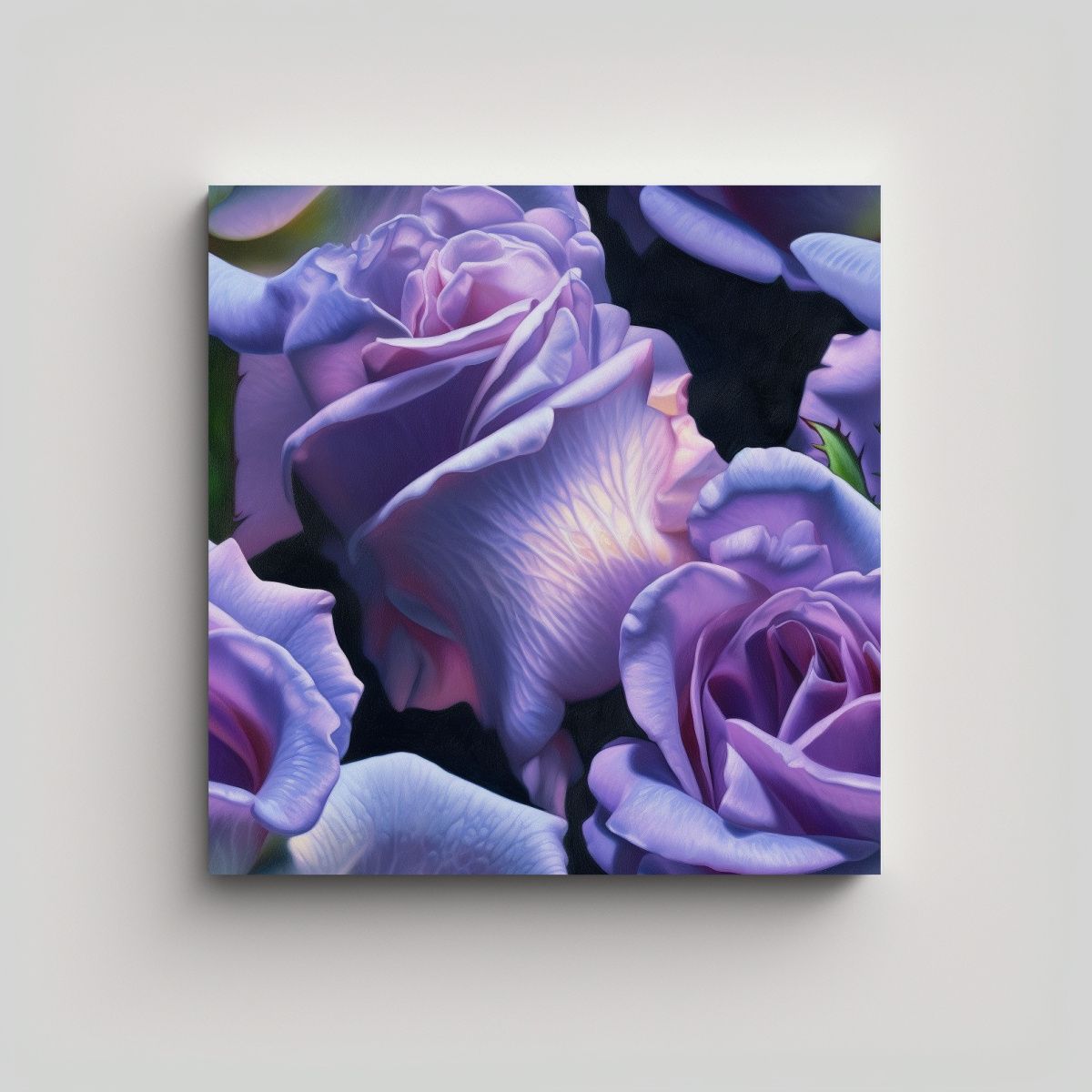 GENERICO - Galardonada Pintura Al Óleo Detallada Arte 100x100 Cm