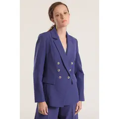 LIOLA - Blazer entallado mujer azul