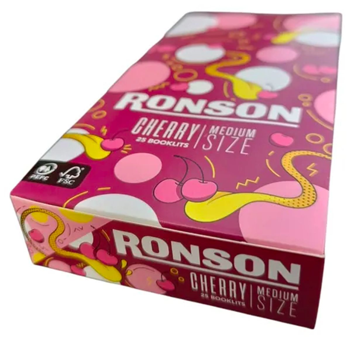 RONSON - 25 Papelillos Ronson Extra Quality Combustion Lenta Cherry