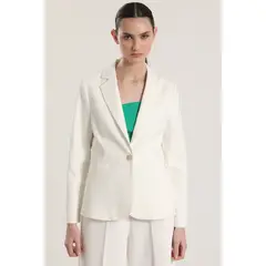 LIOLA - Blazer básico mujer crudo