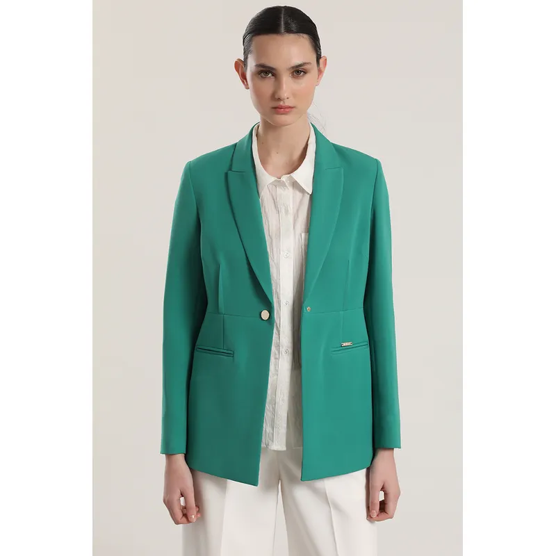 LIOLA - Blazer entallado Liola mujer verde