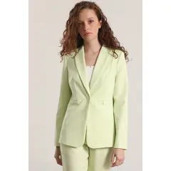 LIOLA - Blazer entallado mujer pistacho
