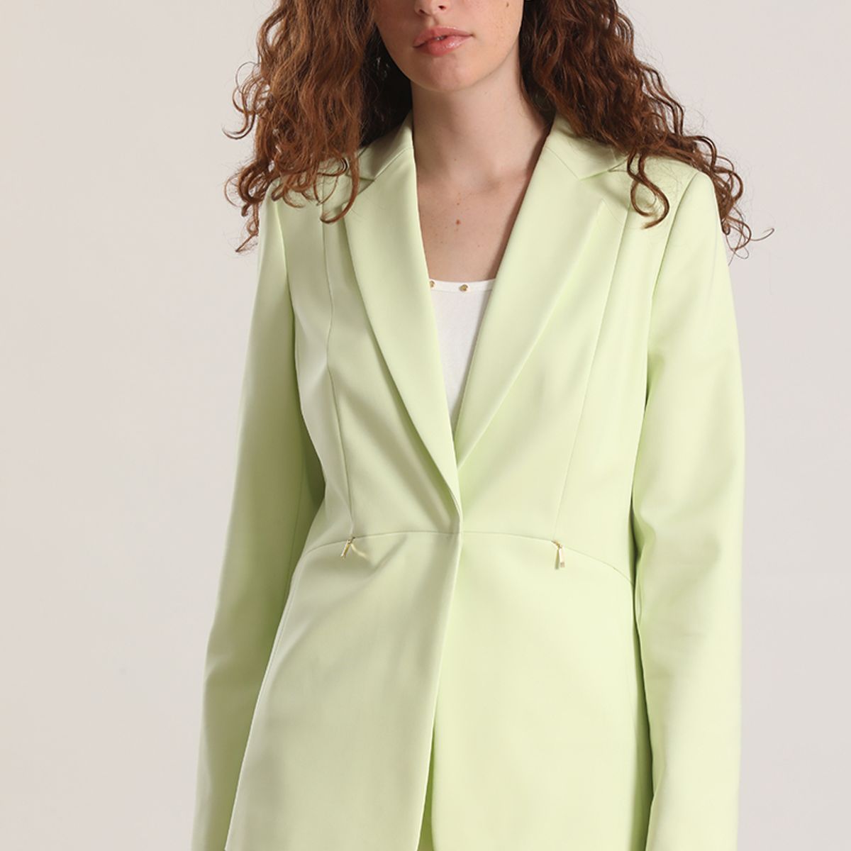 LIOLA - Blazer entallado Liola mujer pistacho