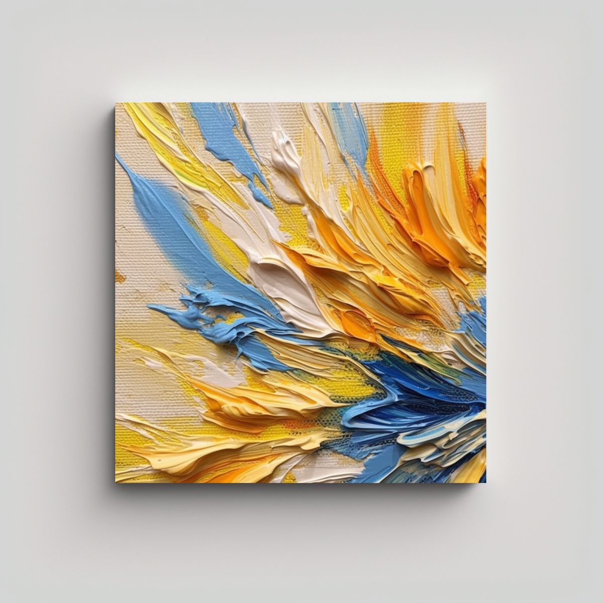 GENERICO - Cuadro Lienzo Inspiración Dormitorio Estilo 100x100 Cm