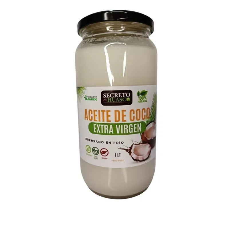 GENERICO - Aceite de Coco Extra Virgen Orgánico 1 lt