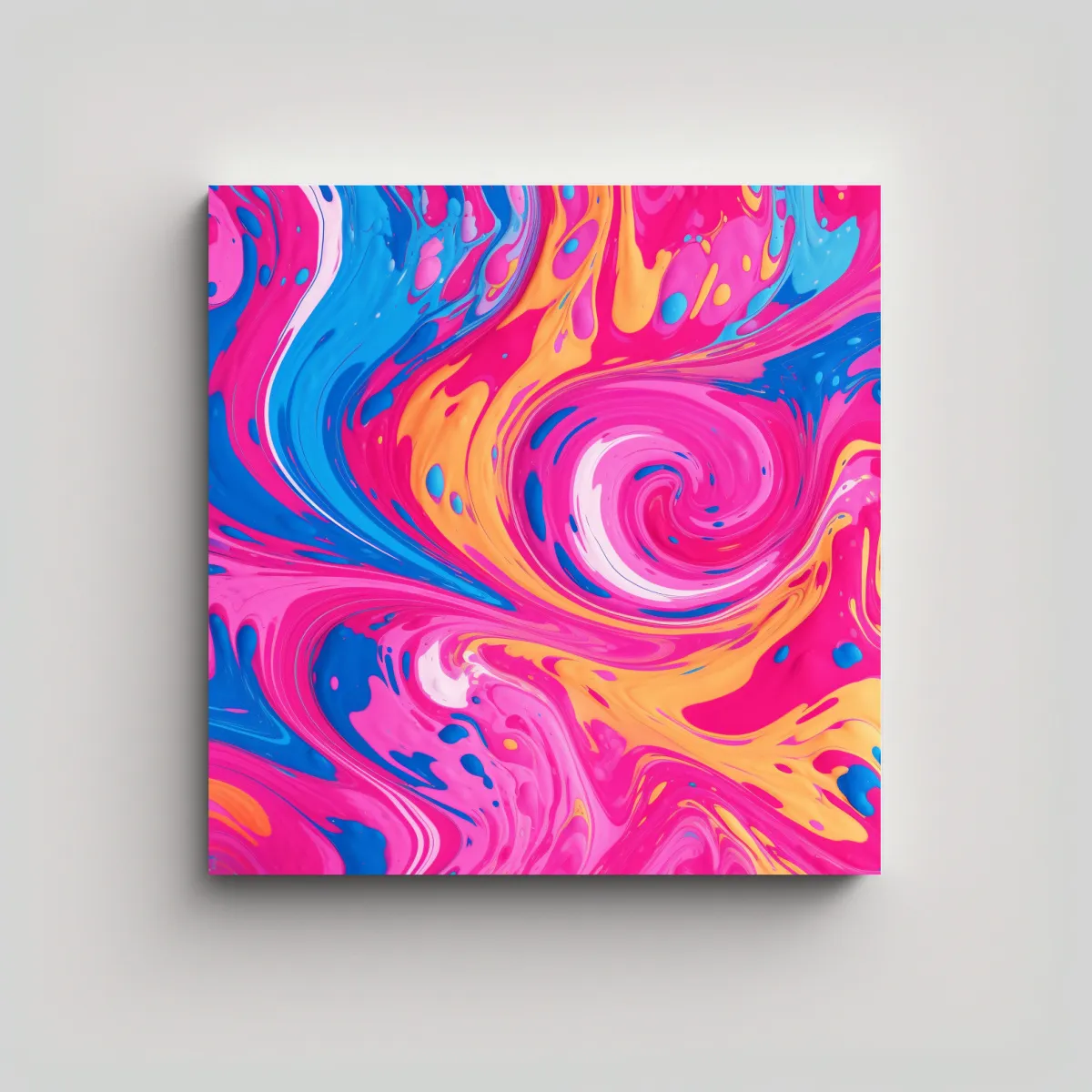 GENERICO - Patrón De Arte Moderno De Colores Intensos 100x100 Cm