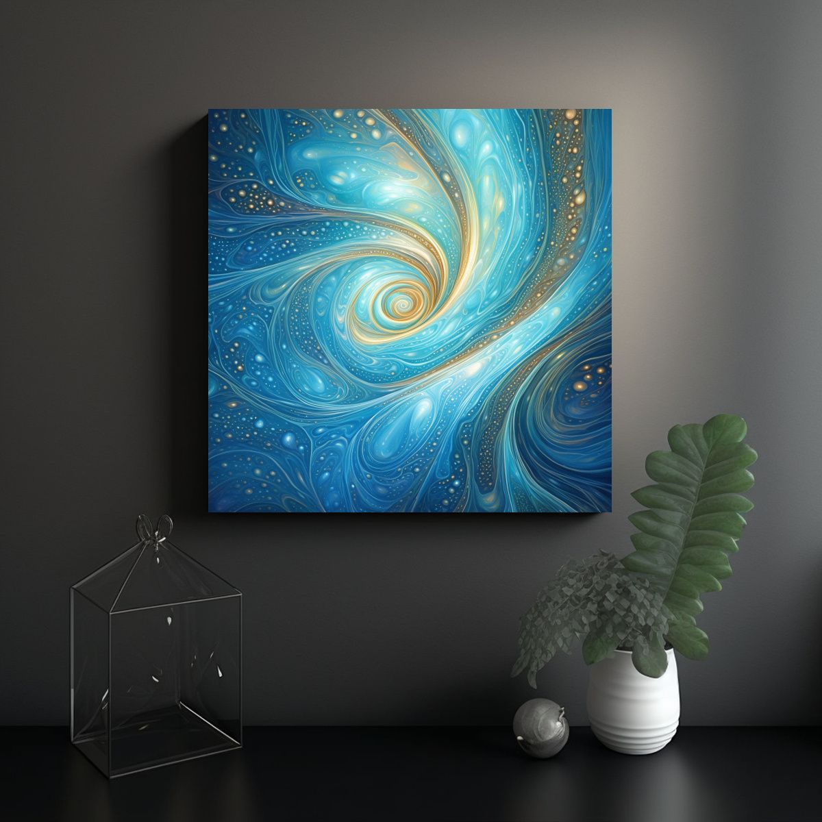 GENERICO - Pinturas Decorativas Con Tema De Impacto Visual 100x100 Cm