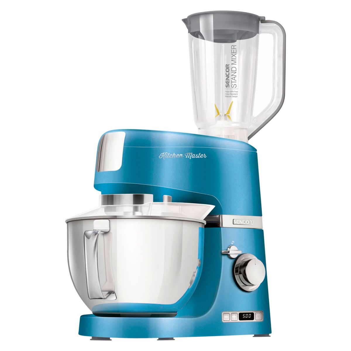 SENCOR - Batidora Full Metal Digital Celeste Sencor