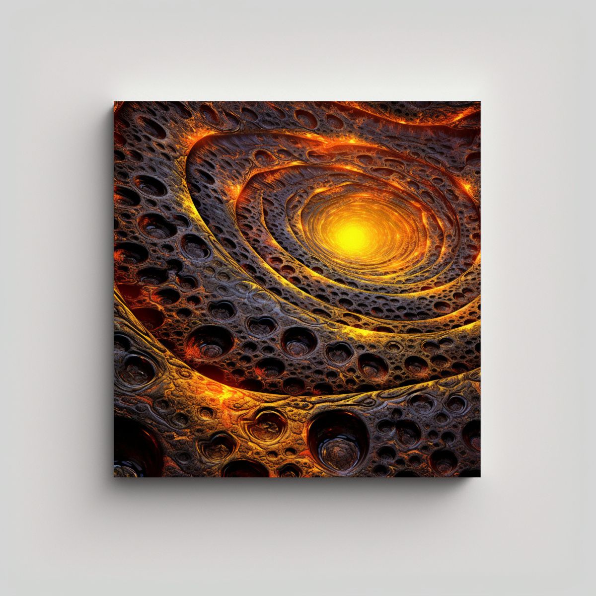 GENERICO - Cuadro Abstracto Dormitorio Arte Digital 100x100 Cm