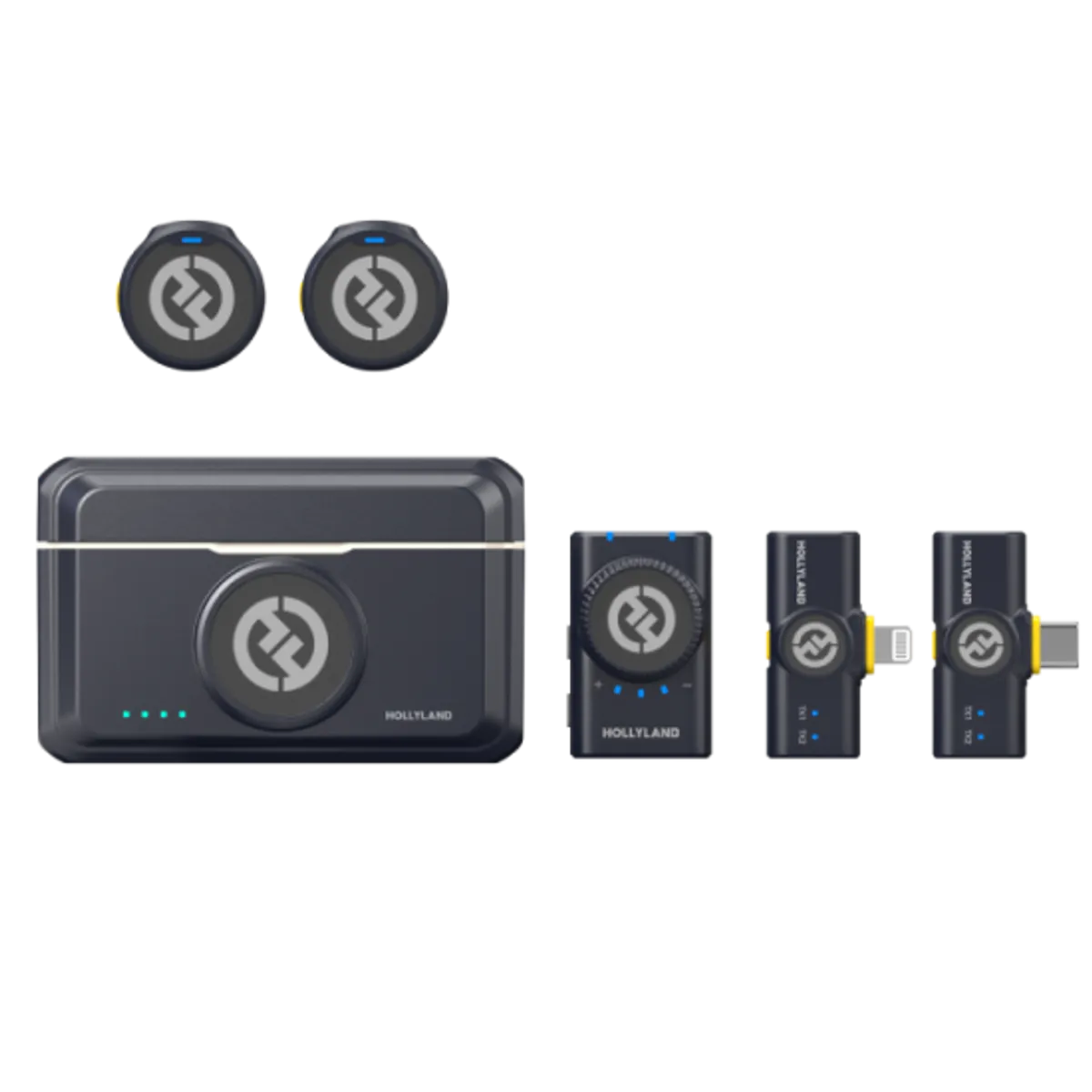 HOLLYLAND - Micrófonos Inalámbrico Hollyland Lark M2 Versión combo