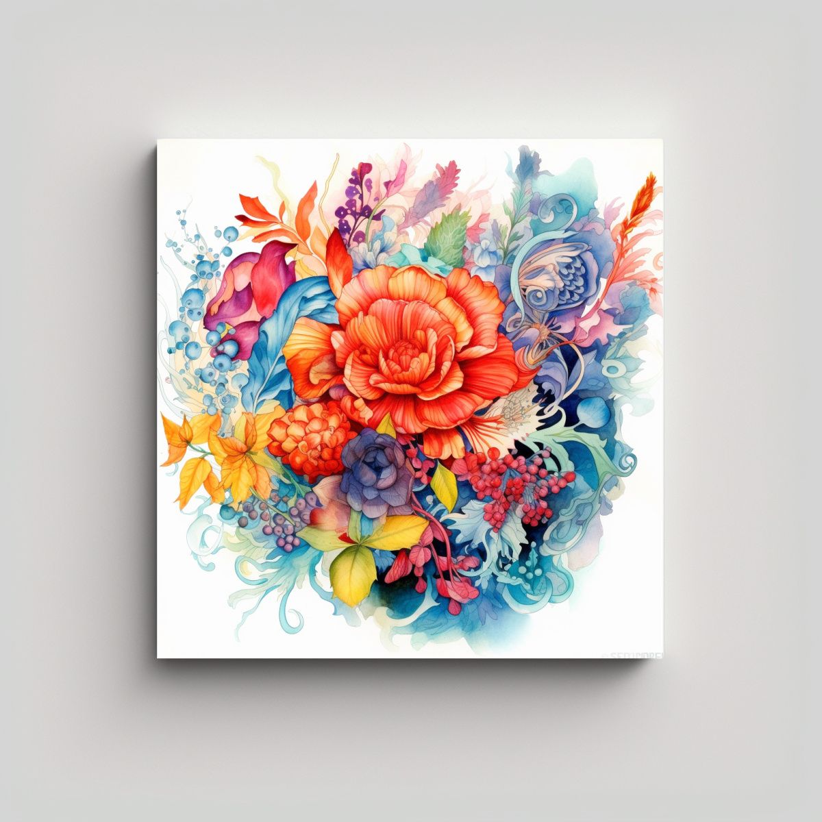 GENERICO - Diseño Sublimado De Jesús En Tela Con Detalles 100x100 Cm