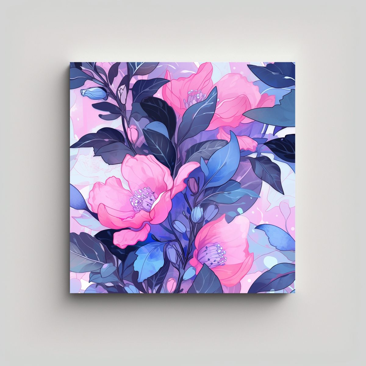 GENERICO - Pinturas De Decoración En Estilo De Arte Neonoir 100x100 Cm