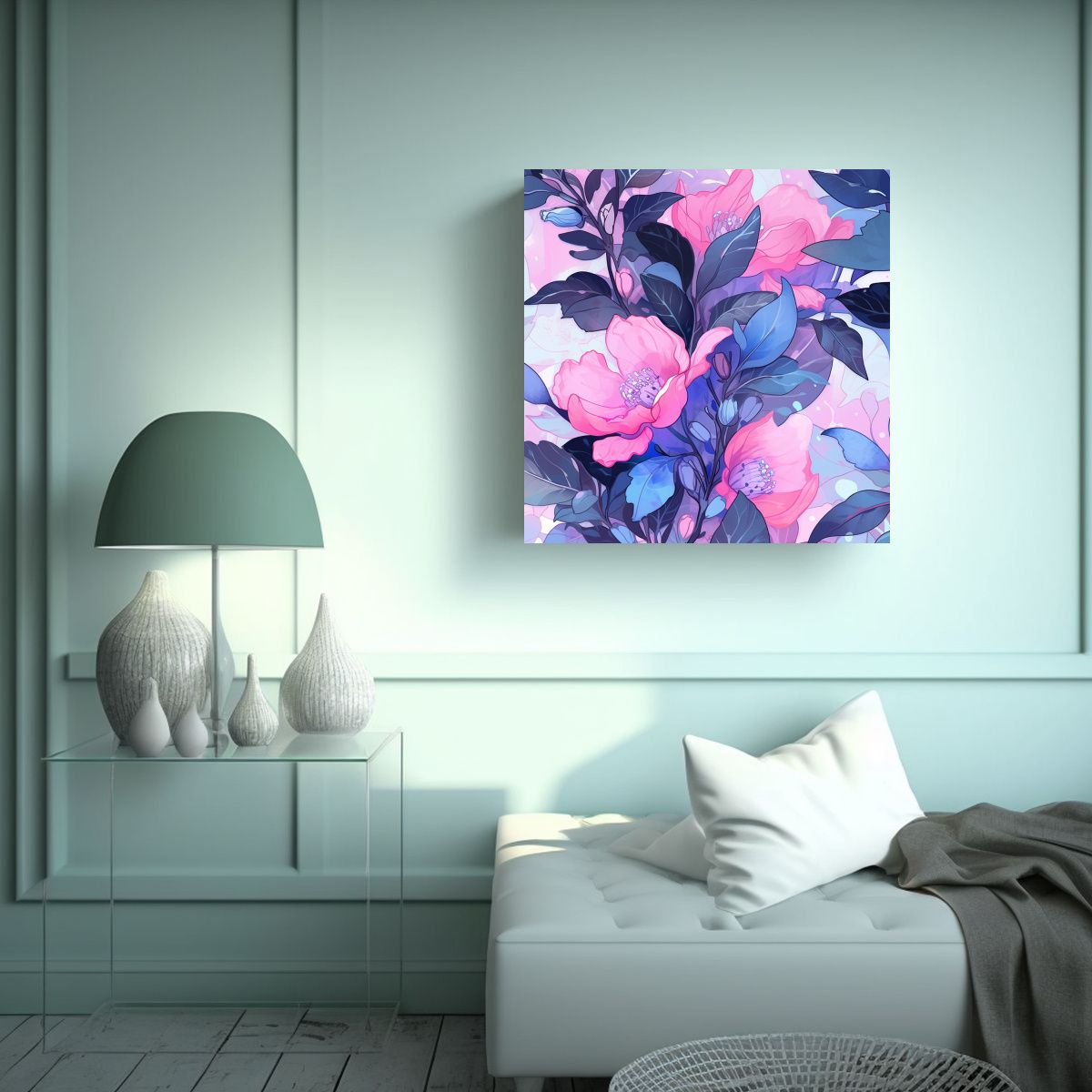 GENERICO - Pinturas De Decoración En Estilo De Arte Neonoir 100x100 Cm