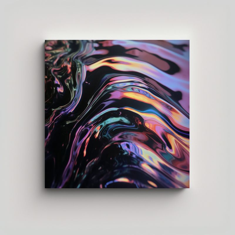 GENERICO - Pinturas Decorativas En Tela Con Brillo Líquido 100x100 Cm